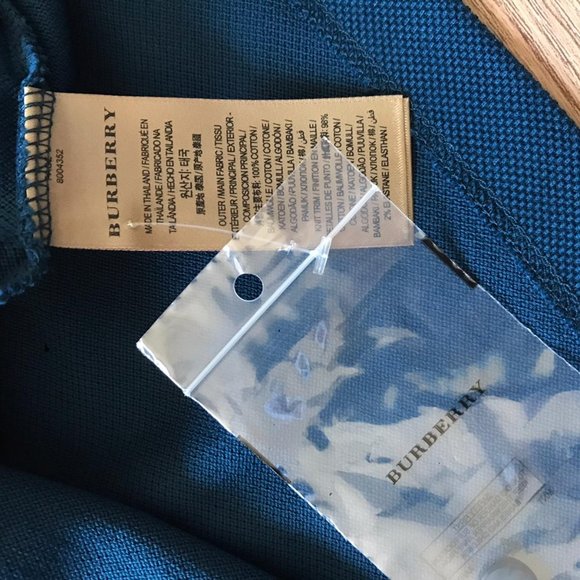 Burberry New Season Polo Cotton - Picture 3 of 3